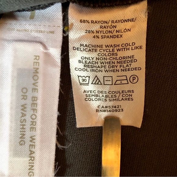 LOFT Plaid Ponte Leggings Gray Black Rust (XS) - Picture 10 of 12